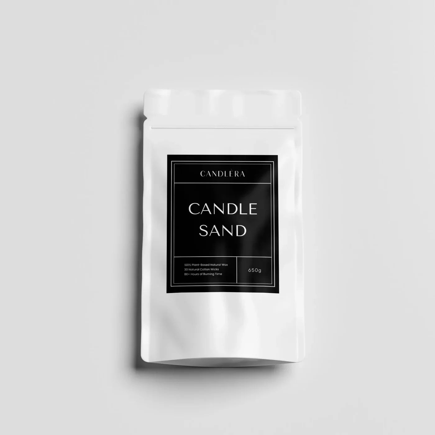 GLASS CYLINDERS FOR CANDLES + CANDLE SAND