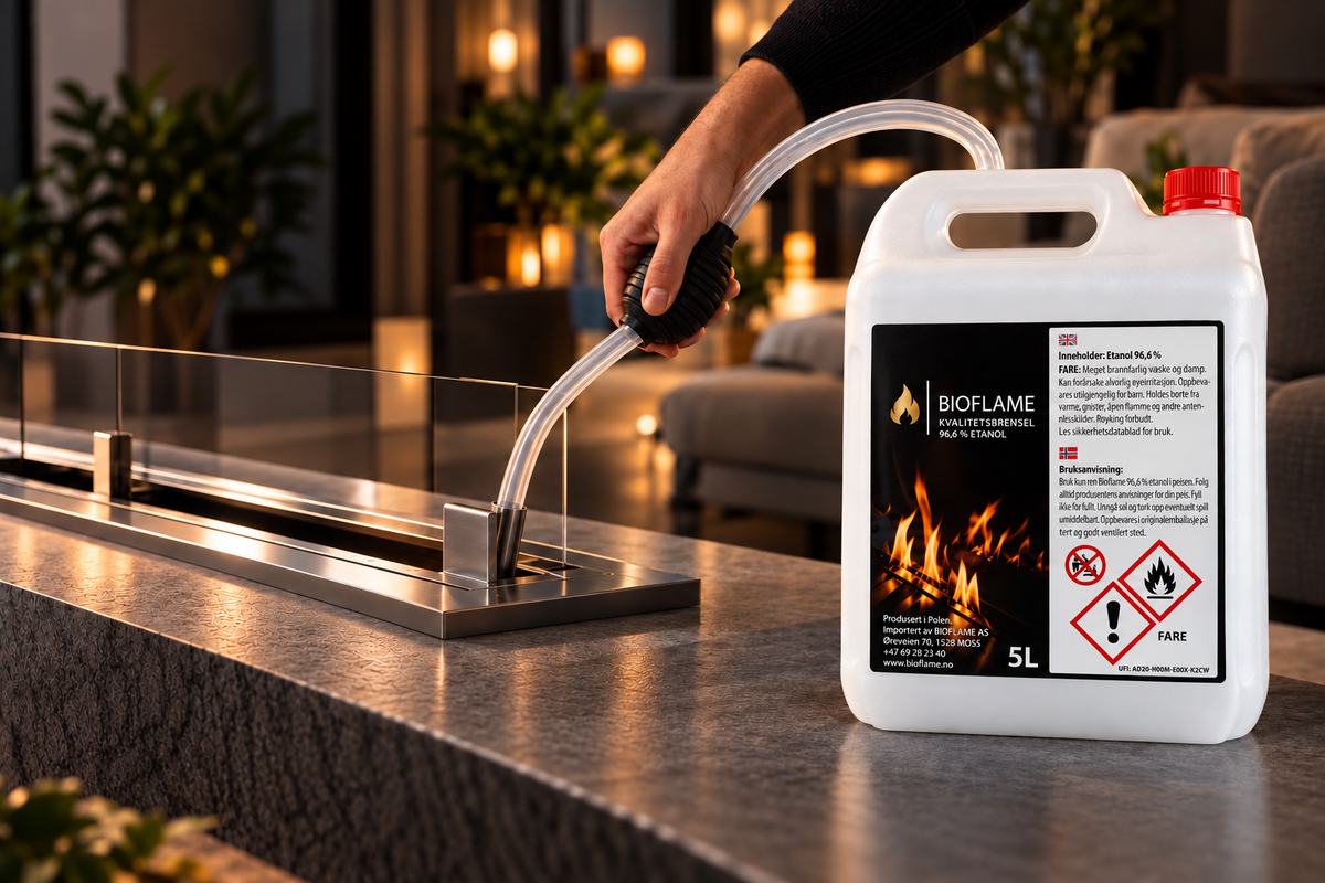 BIOETANOL 5 LITER FLASKER